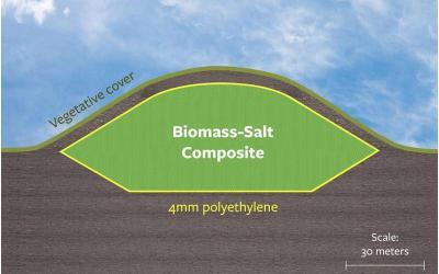 Zachytávanie skleníkových plynov z biomasy na suchých skládkach by mohlo ekonomicky uchovávať plyny po tisícky rokov
